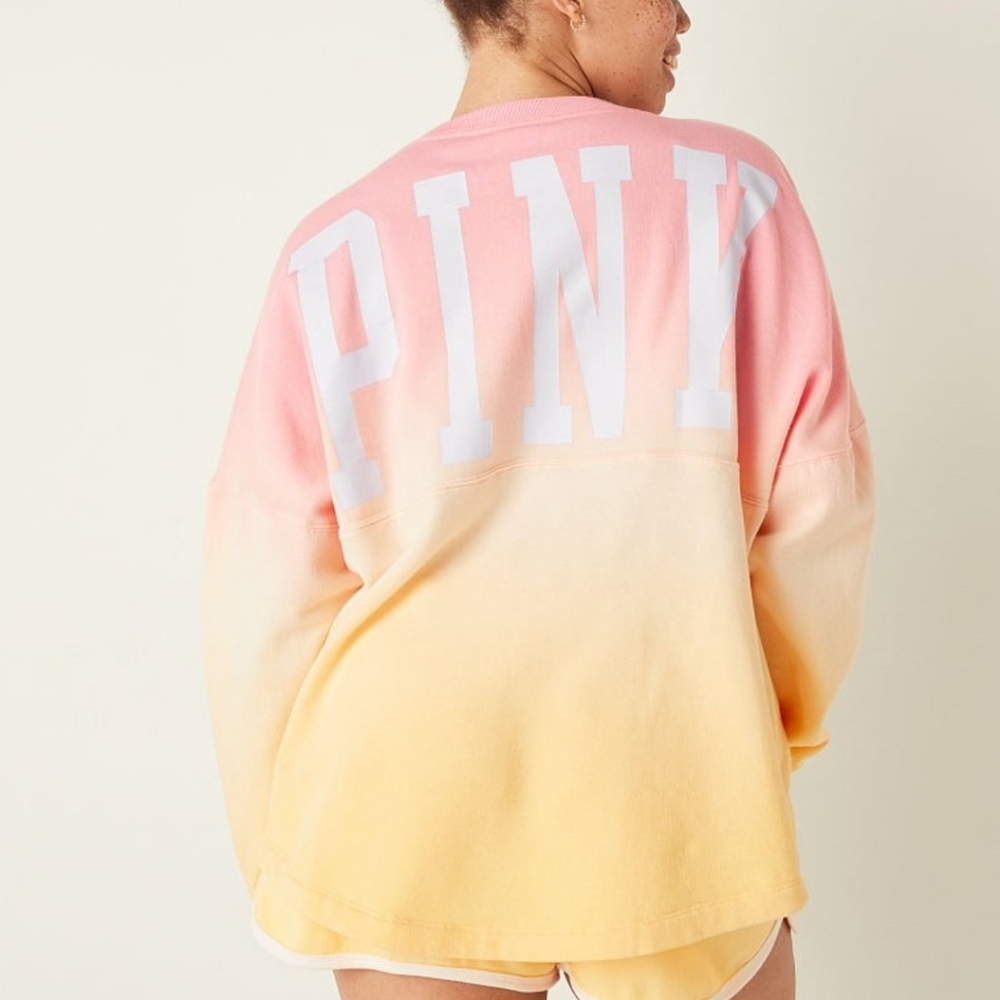 VS PINK NWT medium ombre crew